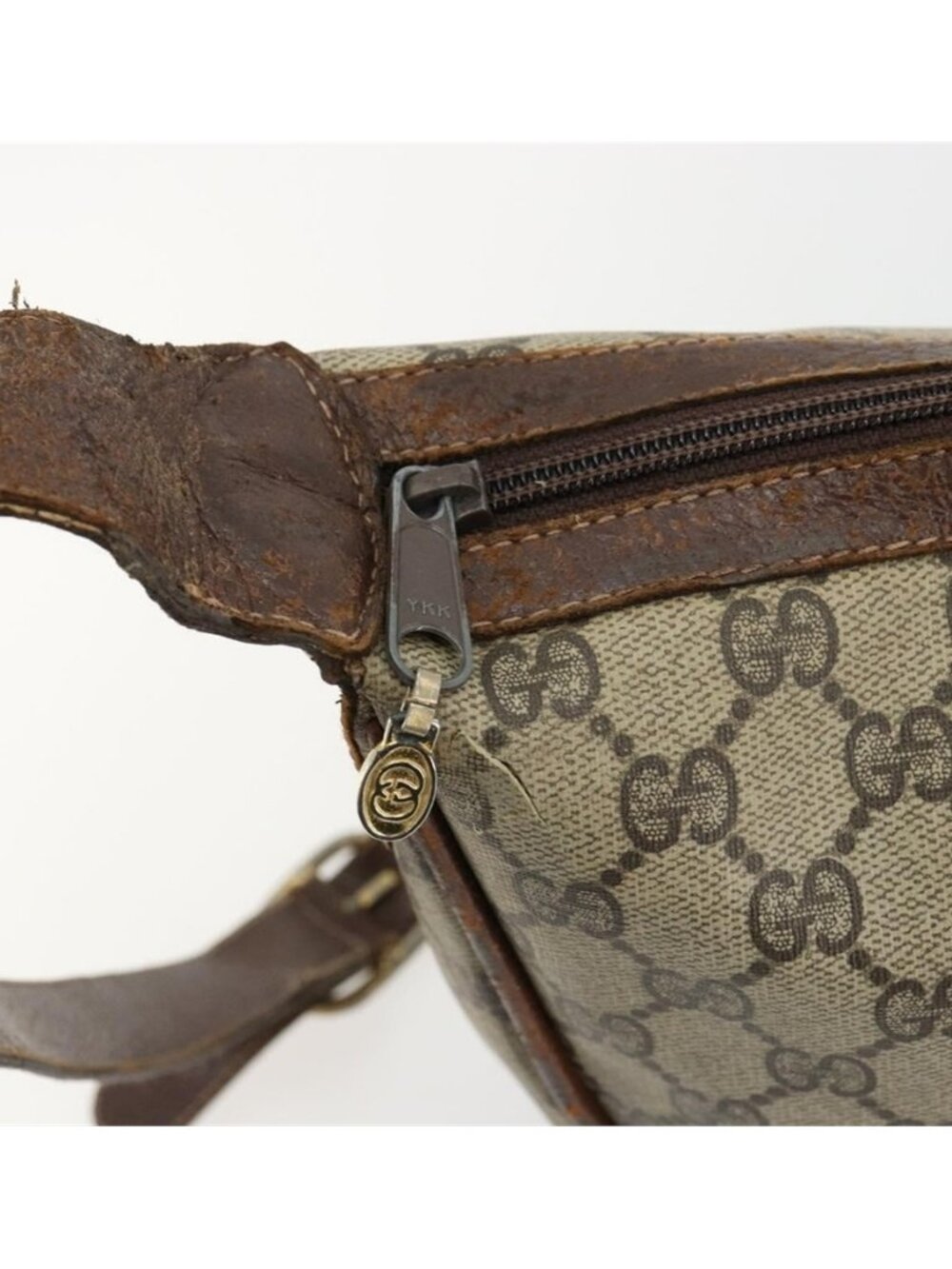 Authentic GUCCI GG Supreme Web Sherry Line Shoulder Bag Beige 10 02 008 - Picture 6 of 16